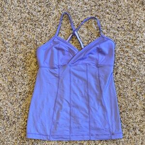 lululemon Lavender Cross-Front Strappy Tank